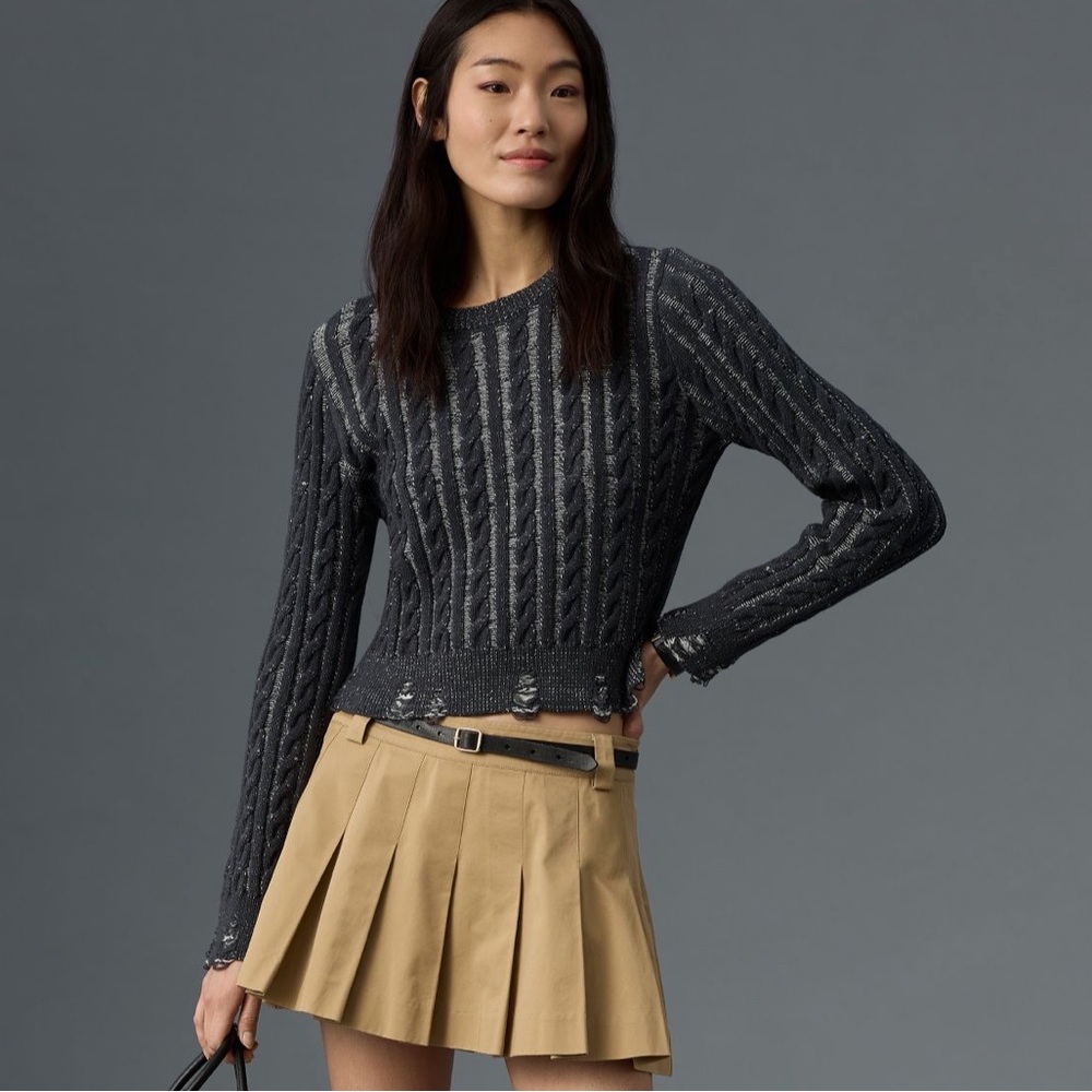 *Anthropologie Pilcro Distressed Pullover Sweater - Picture 4 of 5